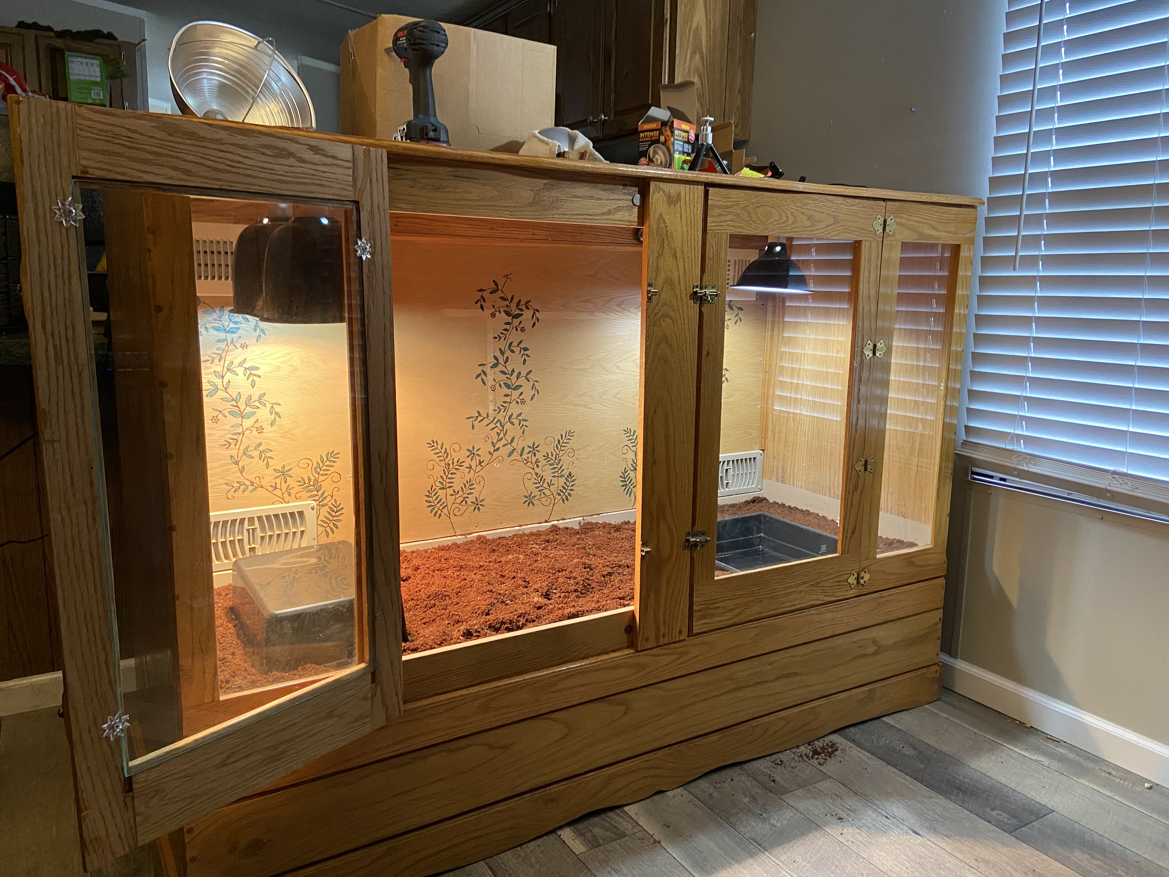 New enclosure is finally done.