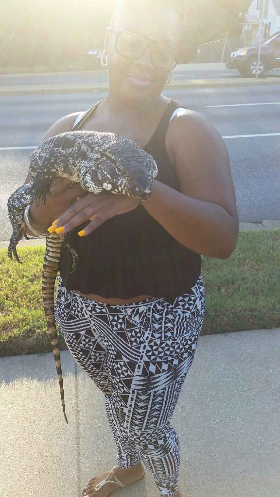 posing for the camera